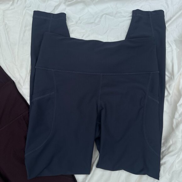 SET (2) Old Navy High Waist PowerSoft Pocket Leggings - S - Picture 4 of 6